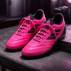 Adidas Goletto VIII Hot Pink Soccer Cleats Sz 5.5 Youth